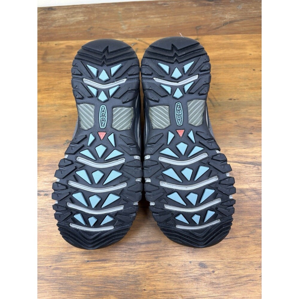Keen Targhee III WP Size 8.5 Hiking Shoes Women's Magnet/Atlantic Blue #1023038 - Picture 14 of 16